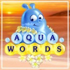 Aqua Words obraz