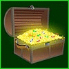 Treasure in the dark gra