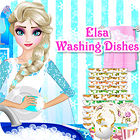 Elsa Washing Dishes gra