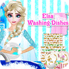 Elsa Washing Dishes gra