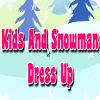 Kids And Snowman Dress Up gra