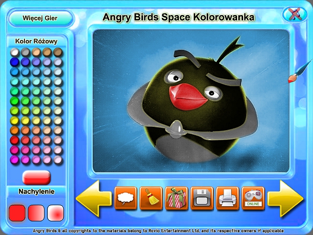 Free Download Angry Birds Space Kolorowanka Screenshot 2