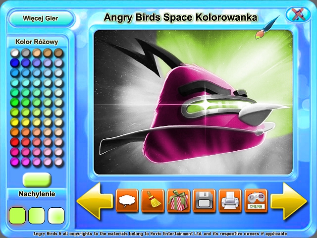 Free Download Angry Birds Space Kolorowanka Screenshot 3