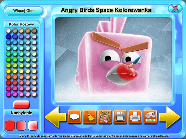Free Download Angry Birds Space Kolorowanka Screenshot 4