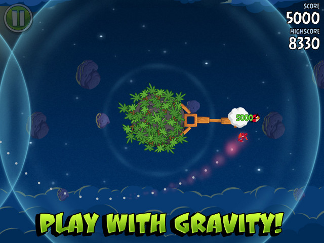 Free Download Angry Birds Space Screenshot 2