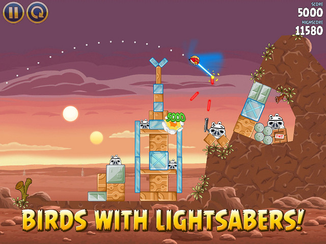 Free Download Angry Birds Star Wars Screenshot 2