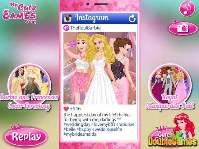 Free Download Barbie's Wedding Selfie Screenshot 3
