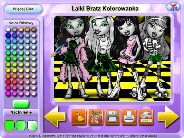 Free Download Lalki Bratz Kolorowanka Screenshot 3