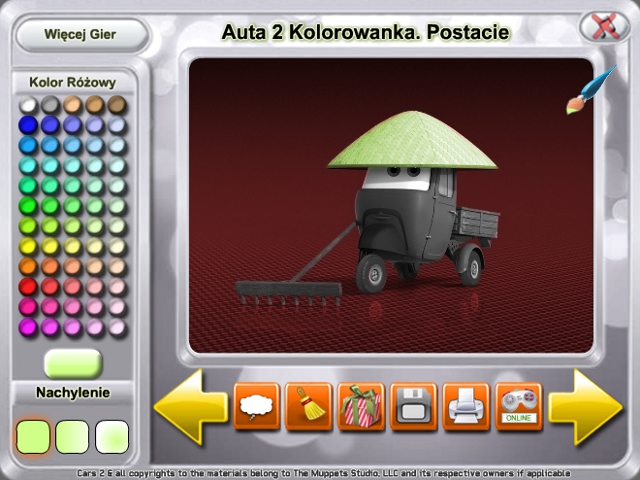 Free Download Auta 2 Kolorowanka. Postacie Screenshot 3