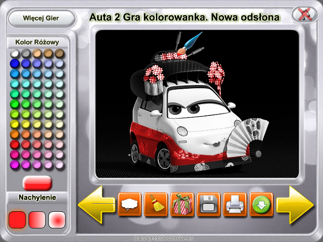 Free Download Auta 2 Gra kolorowanka. Nowa odsłona Screenshot 1