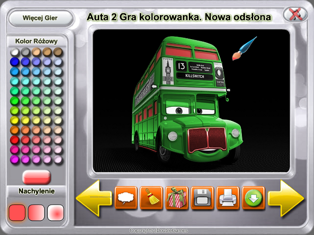 Free Download Auta 2 Gra kolorowanka. Nowa odsłona Screenshot 2
