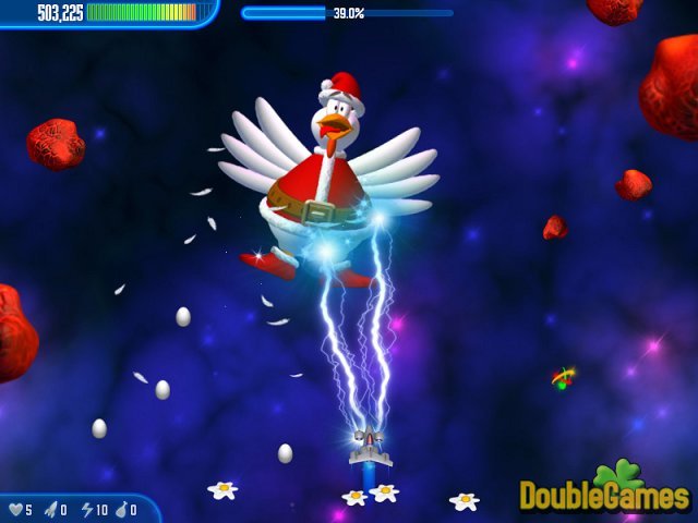 Free Download Chicken Invaders: Revenge of the Yolk Christmas Edition Screenshot 1