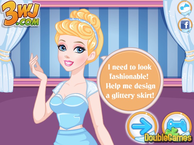 Free Download Cinderella's Glittery Skirt Screenshot 1