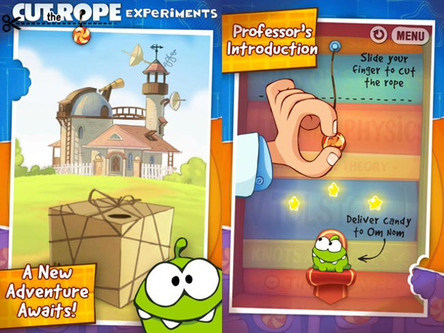 Free Download Cut the Rope: Experiments Screenshot 1