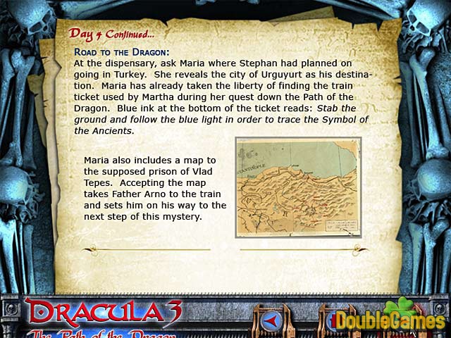 Free Download Dracula 3: The Path of the Dragon Strategy Guide Screenshot 3