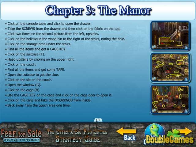Free Download Fear For Sale: Mystery of McInroy Manor Strategy Guide Screenshot 3
