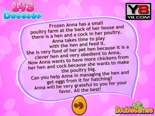 Free Download Frozen. Anna Poultry Care Screenshot 1
