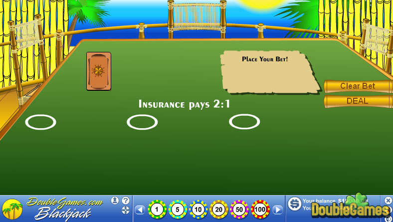 Free Download Island Blackjack Screenshot 2