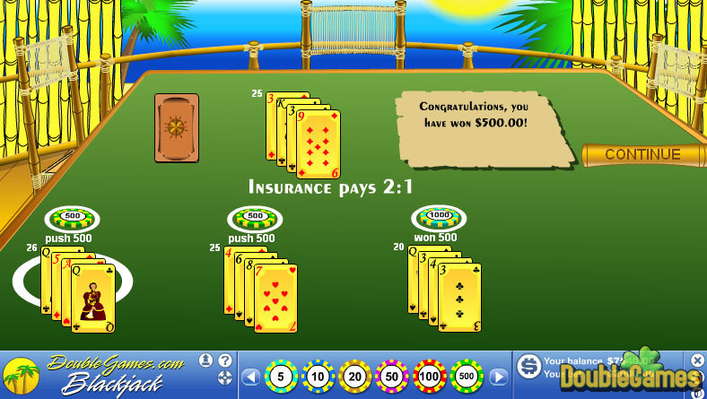 Free Download Island Blackjack Screenshot 3