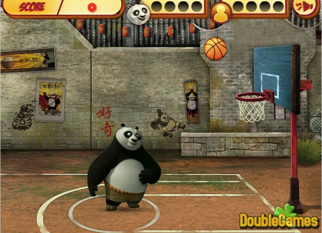 Free Download Kung Fu Panda Hoops Madness Screenshot 1