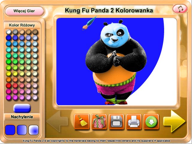 Free Download Kung Fu Panda 2 Kolorowanka Screenshot 1