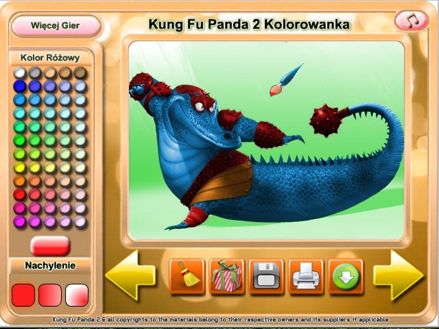 Free Download Kung Fu Panda 2 Kolorowanka Screenshot 3