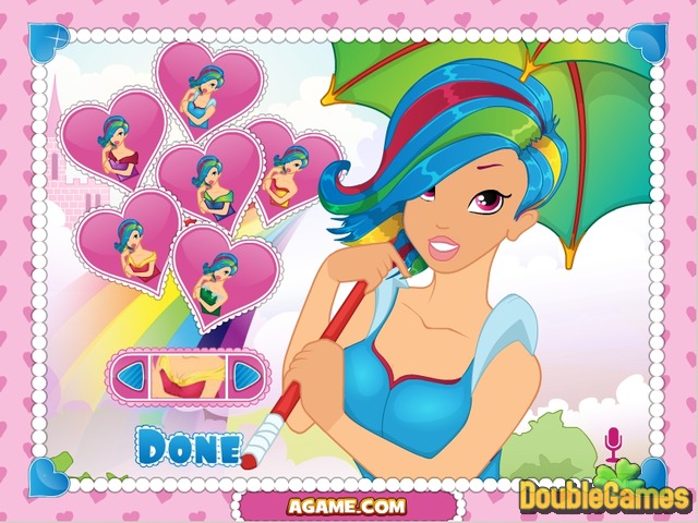 Free Download Rainbow Princess Makeover Screenshot 3
