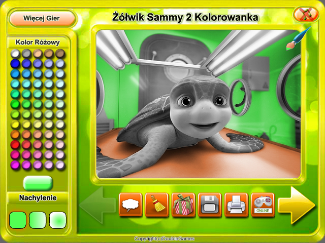 Free Download Żółwik Sammy 2 Kolorowanka Screenshot 1