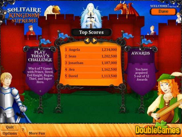 Free Download Solitaire Kingdom Supreme Screenshot 1
