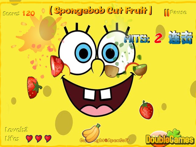 Free Download Spongebob Cut Fruit Screenshot 2