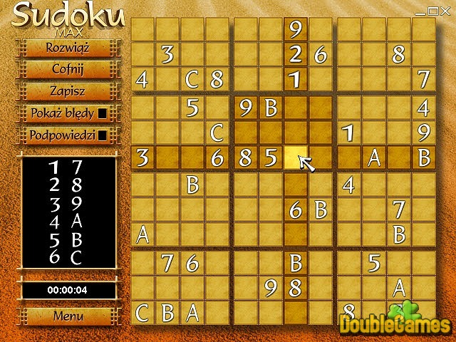 Free Download Sudoku Max Screenshot 2