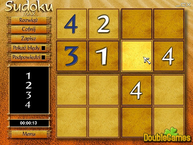 Free Download Sudoku Max Screenshot 3