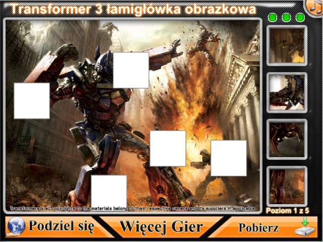 Free Download Transformer 3 łamigłówka obrazkowa Screenshot 1