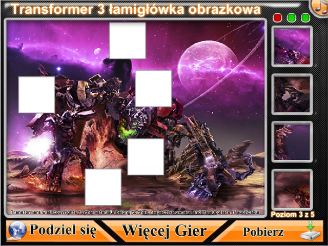 Free Download Transformer 3 łamigłówka obrazkowa Screenshot 3
