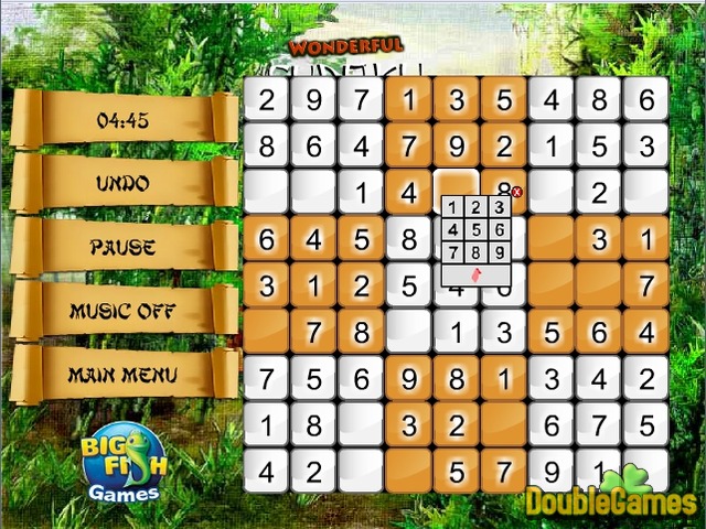 Free Download Wonderful Sudoku Screenshot 1