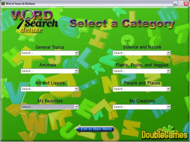 Free Download Word Search Deluxe Screenshot 3