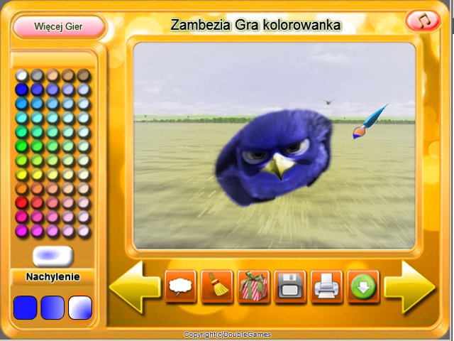 Free Download Zambezia Gra kolorowanka Screenshot 2